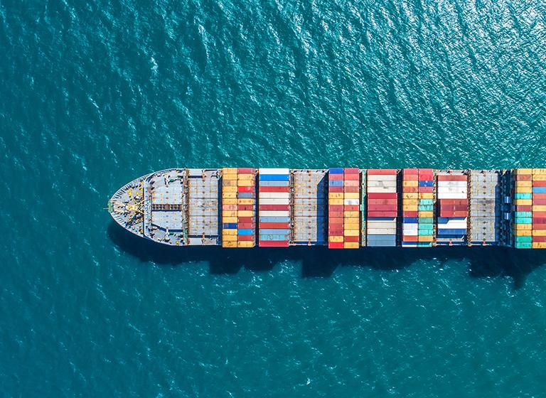 Porte-conteneurs pour l'importation, l'exportation et la logistique d'entreprise