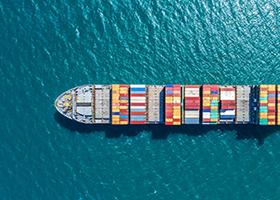 Porte-conteneurs pour l'importation, l'exportation et la logistique d'entreprise