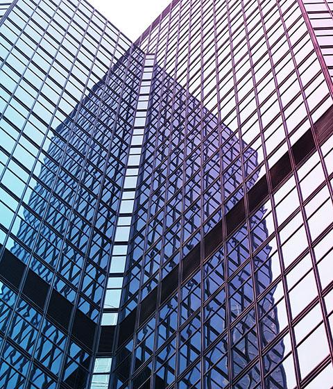 Architecture de verre moderne
