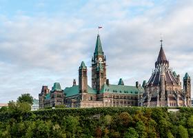 Colline du Parlement à Ottawa - Ontario, Canada