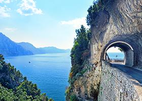 Road on the Amalfi Coast, Italy